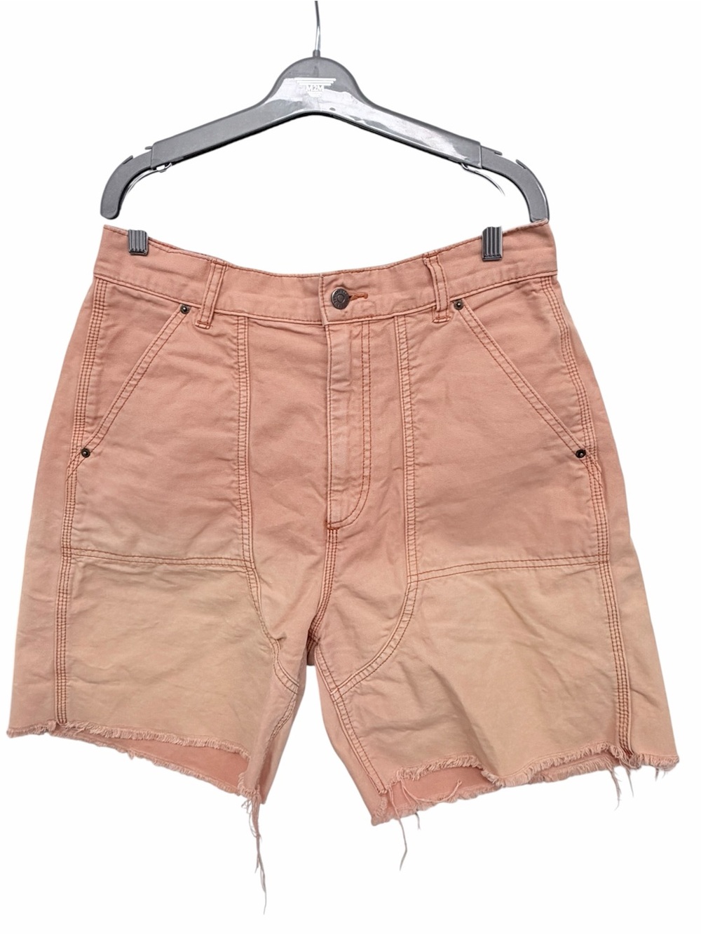 BDG Peach Utility Cutoff Shorts
